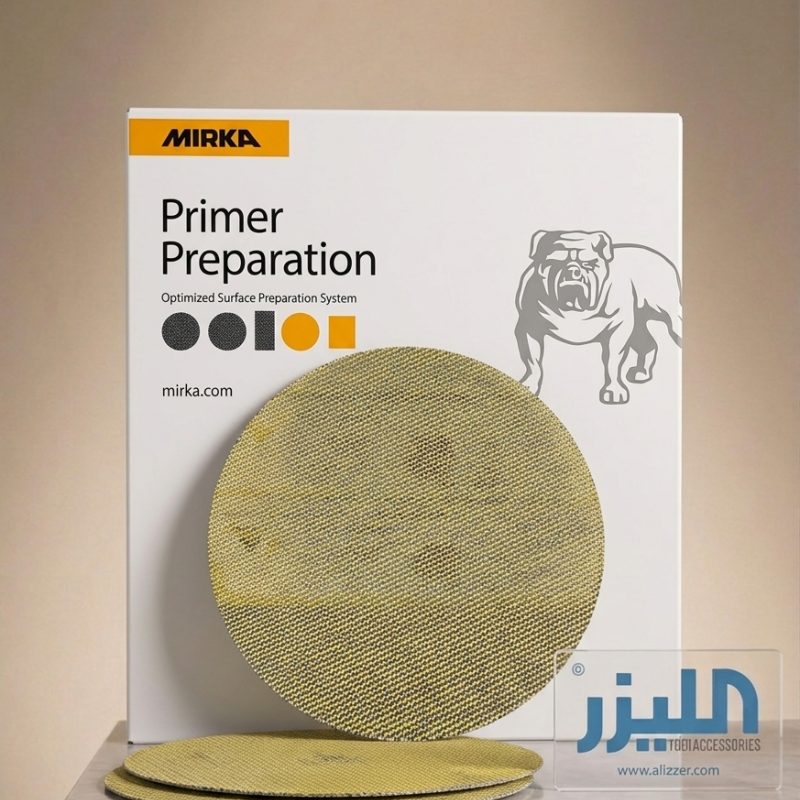 أقراص شبك صنفرة ميركا لتجهيز الفيلر والأساس - مقاس 150 مم (Mirka Primer Preparation Discs)