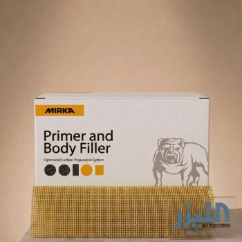 شرائح شبك صنفرة ميركا للفيلر ومعجون السيارات - مقاس 70x198مم (Mirka Primer and Body Filler Net Strips)